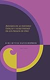  Avatares de lo invisible : espacio y subjetividad en los siglos de oro (Biblioteca Áurea Hispánica, Band 116)