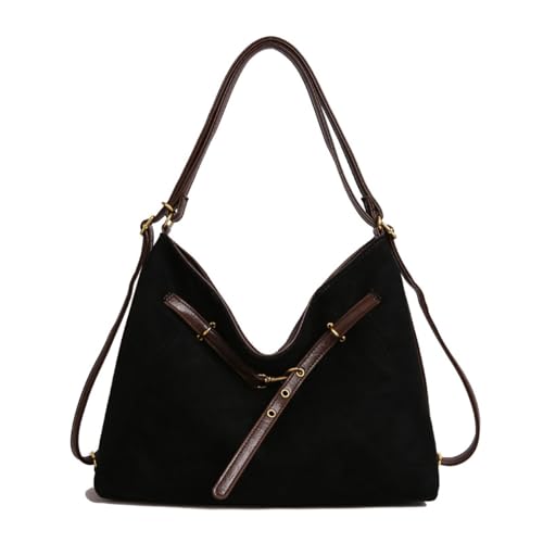 Bolso Crossbody de gamuza sintética para mujer miniatura 1