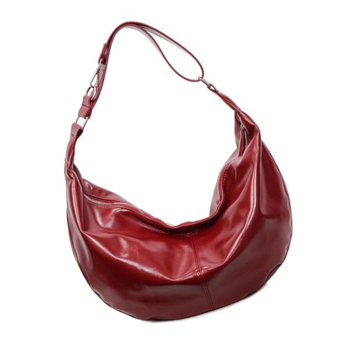 Sac à bandoulière fonctionnel et tendance à grand espace de rangement en cuir souple