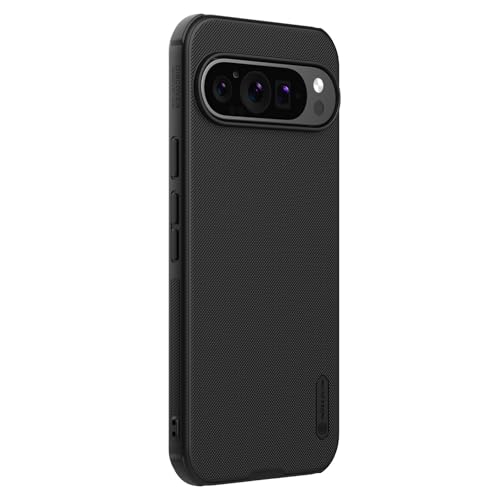 Image of Nillkin Case for Google Pixel 9 Pro XL (6.73'' Inch) Super Frosted Shield Pro Magnetic Suction Function Only Hard Back Soft Border (PC + TPU) Cover Raised Bezel Camera Protect Black