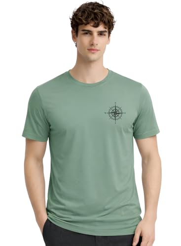 Image of ADRO Mens Printed T-Shirts Pack of 3 | 100% Cotton Regular Fit Graphic Tshirt | Breathable Stylish Casual T Shirt Gym Travel Summer T Shirts