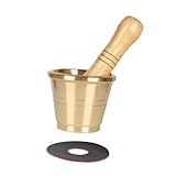 ERINGOGO 中式純銅捣 罐とペストル 粉砕用乳鉢臼 杵 擂り鉢 ガーリックパウンダー 家用調味料