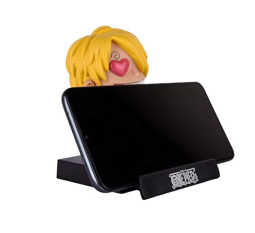 Image of Augen Super Hero One Piece Sanji Action Figure Limited Edition Bobblehead with Mobile Holder for Car Dashboard, Office Desk & Study Table (Pack of 1), Plastic