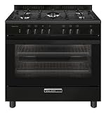 Glem Gas SA965MBK cucina A Elettrico Nero