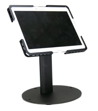 – Anti-Theft Tablet Stand – 360° Rotating, 180° Swivel Desktop Holder for 10.1" to 13" Tablets, Compatible with iPad Pro, Samsung Galaxy Tab, and More (Black)