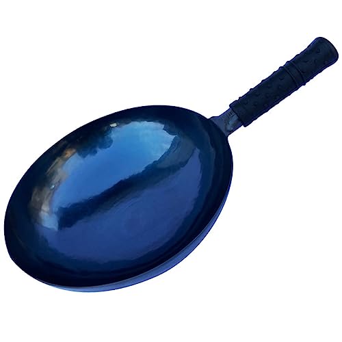 Wok de acero inoxidable sin recubrimiento 28cm miniatura 1