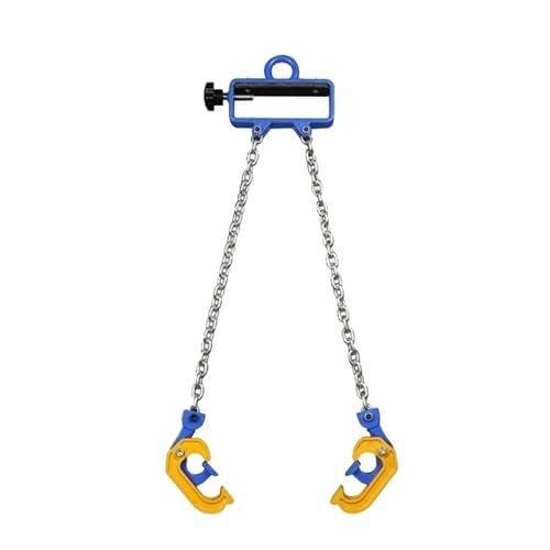 Fasslift-Ketten-Fassheber-Haken aus Kohlenstoffstahl mit eingebauter Feder, geeignet for Kunststoff- und Metallfässer(Style 1)