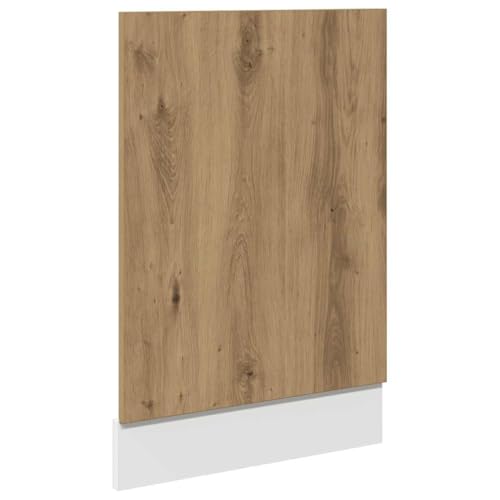 mtlskopl Panel para lavavajillas de roble de Lyon, 45 x 3 x 67 cm, de plástico, aspecto de madera, moderno, resistente, fácil de limpiar