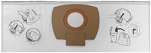 Makita P-72899 Filtersack "L" 5 Stück für VC2010L, 61x400 mm – Ansicht 2