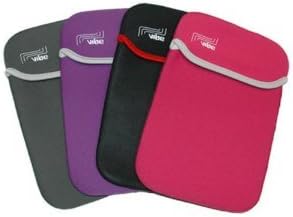 Crazy4Fones 11" Neoprene Reversible Laptop Sleeve Case for Netbooks and Laptops - Black