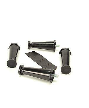 Bunn 13255.0003 Leg-4.0 Adjustable Black Plstc Flg Kit