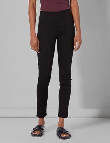 NYDJ womens Pull-on Skinny Ankle | Slimming & Flattering Fit Jeans, Black, 0 US