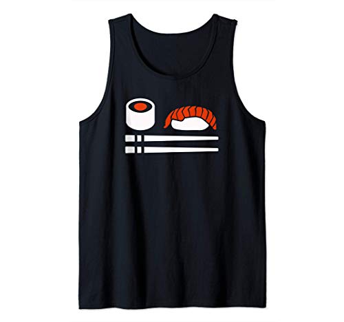 Menú de sushi Camiseta sin Mangas