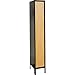Metal/Wood Hybrid Single-Tier Locker - 12"W x 18"D x 78"H