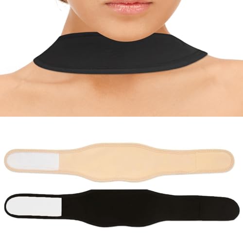 2 pcs trach covers for tracheostomy neck stoma cover breathable dust tube holder adjustable tracheostomy supplies dust neck trachea protector adjustable tracheostomy supplies for women and men