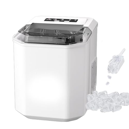 Fabricadora de hielo eléctrica 12KG/24H con auto limpieza miniatura 1