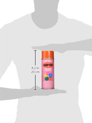 Sparvar Sprühfarbe RAL 2003 Blassorange – 400 Ml, Halbmatt, Für Metall, Holz, Kunststoff, Innen & Außen