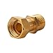 Brass Threaded Connection Valve for Water Pipe Joints Featuring Leakproof Design for Industrial and Commercial Plumbing Needs