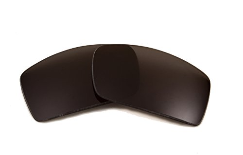 Seek Optics Replacement Lenses Compatible with Spy Optics Hielo Sunglass Frame (Black Polarized)