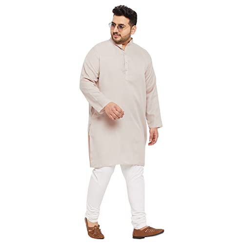 Image of Bigbanana Plus Size Men Regular Fit Kurta