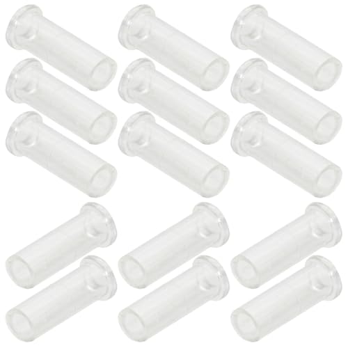 Healeved Casquillos de Plástico para Lámparas Ópticas 5 Mm, 50 Piezas, Accesorios Fijos para Luces de Cadena de Fibra Óptica, Portalámparas Nocturno para Decoración de Hogar y Oficina