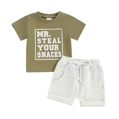Image of JLKGICF Baby Boy Easter Outfit Bunny Truck Embroidery Tops and Plaid Shorts Set Toddler Boy Spring Summer Clothes
