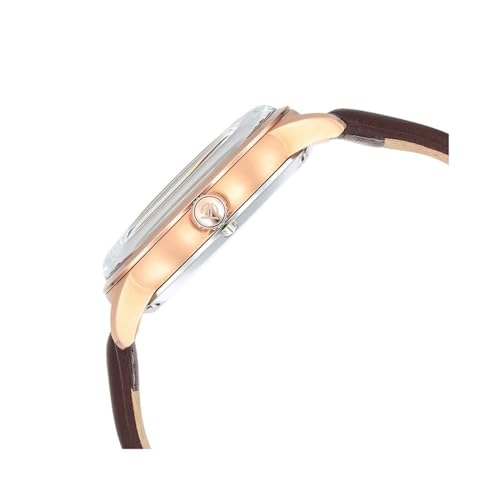 Titan Mens Analog Green Dial Brown Band Leather Watch - Image 5