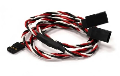 Extension Y servo tressée 22AWG anti-interférences pour loisirs RC
