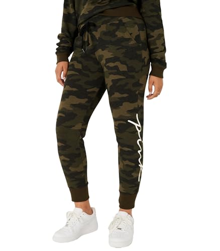 Victoria's Secret Women's Pink Logo Fleece Jogger Sweatpants, (XS-XXL)