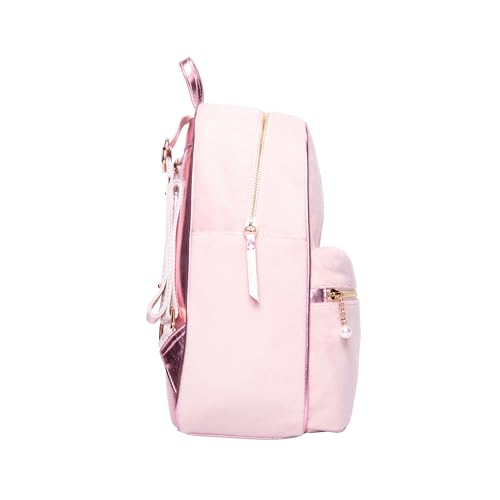 Image of Juicy Couture Women's String of Pearls Backpack, Pink Diamond /Pink, One Size