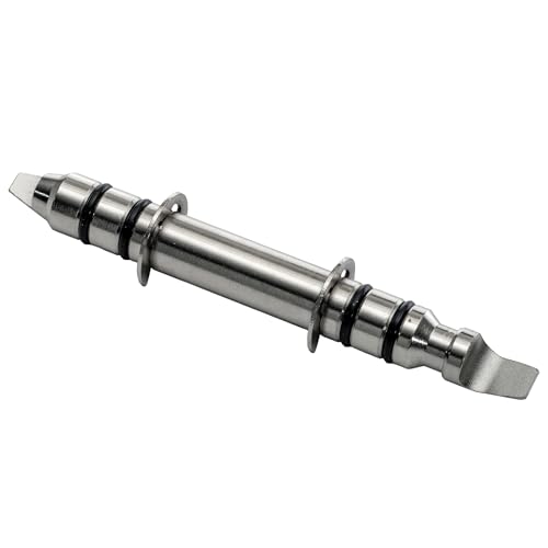 Image of ASWG001 Wheel Clamp Locator Pins, 137mm Dually and Wide-Offset Length, 4-Piece Reversible Set, Nickel-Plated Iron, DIY Wheel Alignment