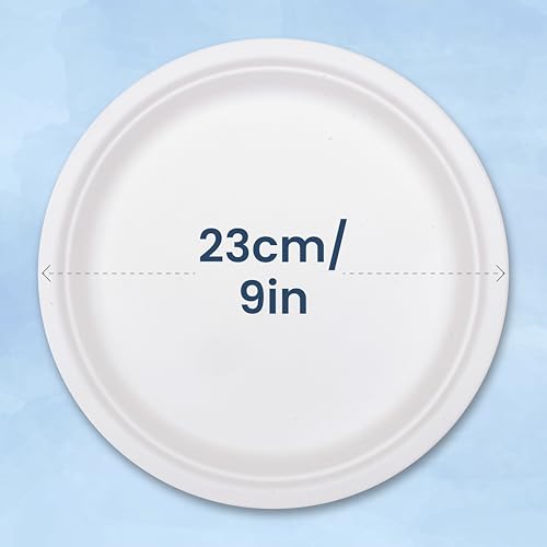 Image of Origami Plates- 23cm, 100 Pieces, (Pack of 5, per pack 20 plates)
