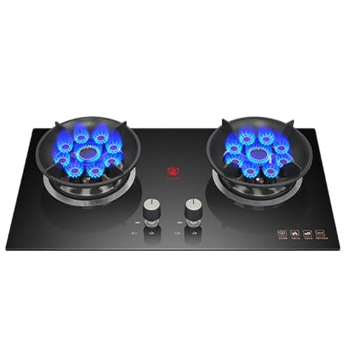 2バーナーガスストーブ、 5.2 KWポータブルキッチンガスクッカー、 卓上およびフラッシュマウントガス範囲、 鋳鉄パンのサポート、 炎の保護ガスの漏れを防ぐ、 LPG/NGキット(LPG)