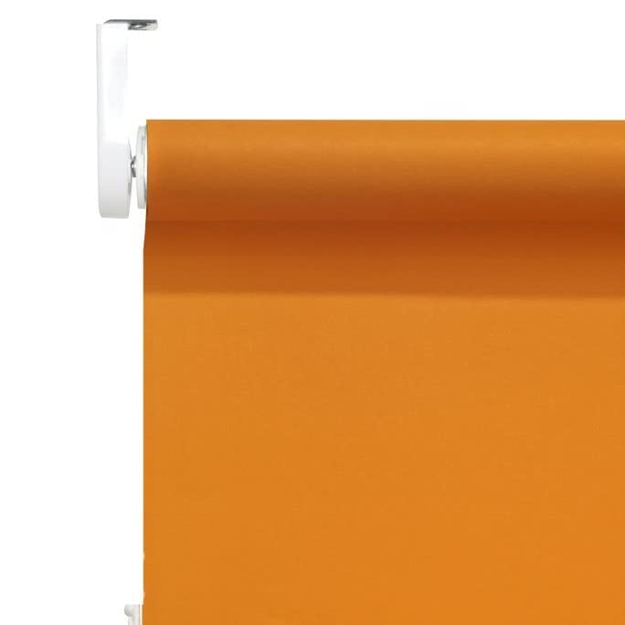 Funky Gadgets Roller Blinds Square Eyelet Light Filtering Roller Blind Daylight Trimmable Blinds Child Safe Easy Fit Metal Tube Home Office Window Blinds- Ochre - Image 3