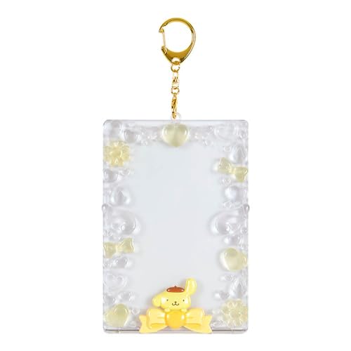 Sanrio Photo Holder (Enjoy Idol) Pom Pom Pudding, Approx. Width 3.7 x Depth 0.4 x Height 5.5 inches (9.5 x 1 x 14 cm), L Size, Storage Size: 5.1 x 3.6 inches (13 x 9.1 cm) within 690007