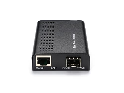 QSFPTEK Mini Unmanaged 2X 101001000Base-T RJ45 to 1000Base-X SFP Gigabit Ethernet to Fiber Media Converter AC 100V~240V or DC 5~12V Optional product thumbnail 14