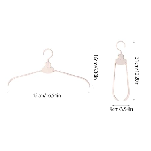 Cintre pliable polyvalent compact pour penderie ordonnée et buanderie moderne