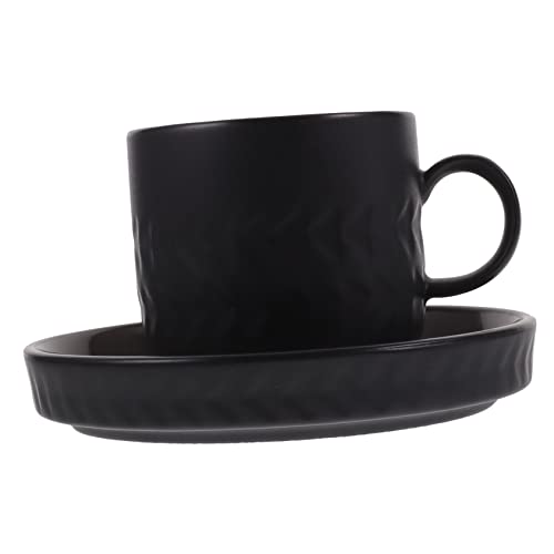 Cabilock Vintage Teetasse Satz mit Untertasse und Löffel Keramik...