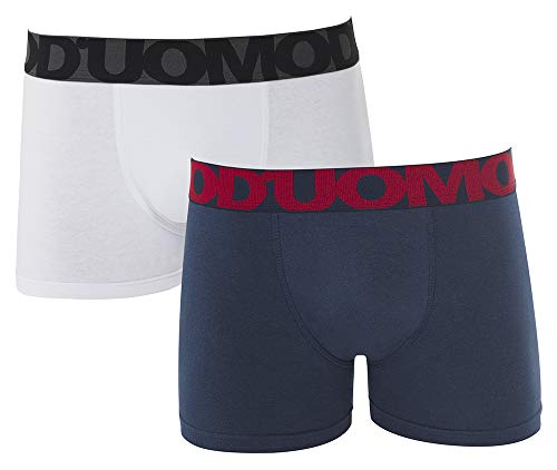 Kit com 2 Boxers , Duomo, Meninos, Marinho/Branco, G