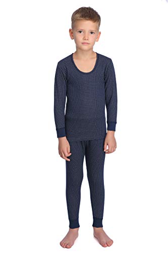 Image of Bodycare Insider Anti-Bacterial Solid Kids Thermal Top & Bottom Unisex Set