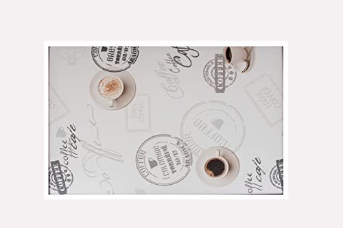 TABLON DE ANUNCIOS 50X70 CON MOLDURA BLANCA - DISEÑO CAFÉ Cover