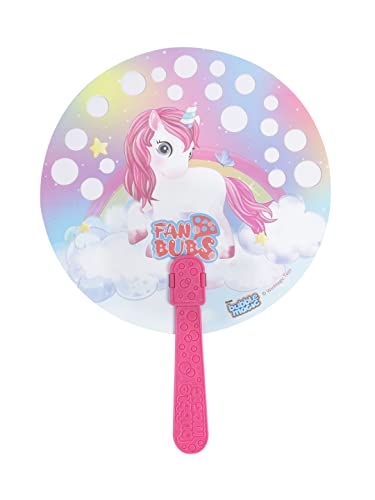 Image of Bubble Magic Fan Bubs-AnimalTheme-Pk of3Unicorn,Dino&Giraffe|Thick Viscous Concentrate Solution Pouches with HandFan|Just Dip,Wave& Play|Bubble Maker|Best Gift-Kids 3yrs+|OutdoorIndoorToy|MadeInIndia