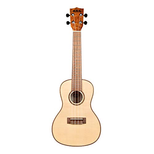 Kala KA-FMCG – Ukulélé à flamme à ressort solide Maple Concert avec étui (UC-C) - Les Beatles, Paul McCartney, John Lennon, RIngo Starr, George Harrison Kala KA-FMCG – Ukulélé à flamme à ressort solide Maple Concert avec étui (UC-C)