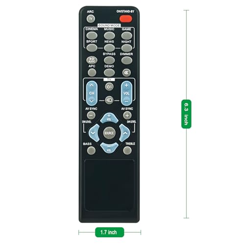 Télécommande GA297AWSA régler panne de son sur barre Sharp HTSB60 - 4