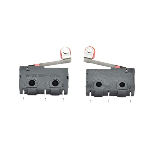 Mini interruptores de límite de 3 pines con rodillo finales de carrera mecánicos micro 2