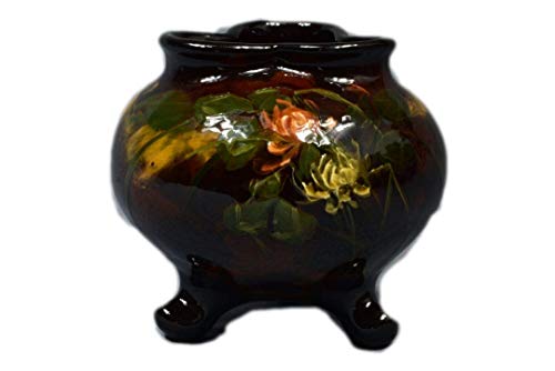 Weller Pottery 1898-1910 Aurelian 3 Footed Clover Flowers Vase #589 6 L Knaus