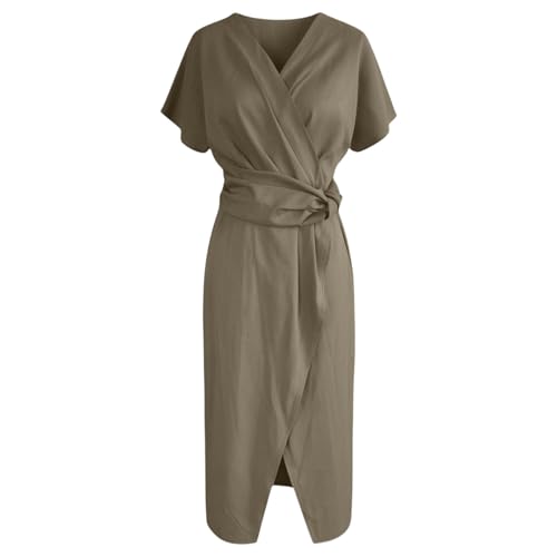 Robe d'été chic et légère à manches courtes pour tenue de plage tendance - 4