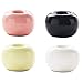 HanYan Ceramics Toothbrush Holders Tooth Brush Stands 4 Pcs (4 Colour)