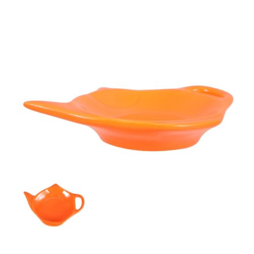 HAKIDZEL Tea Coaster Tray Tea Bag Rest Dish Multifunctional Ceramic Holder Condiment Plate Kitchen Necessity