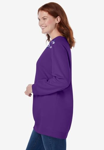 Woman Within Plus Size Fleece Sweatshirt3